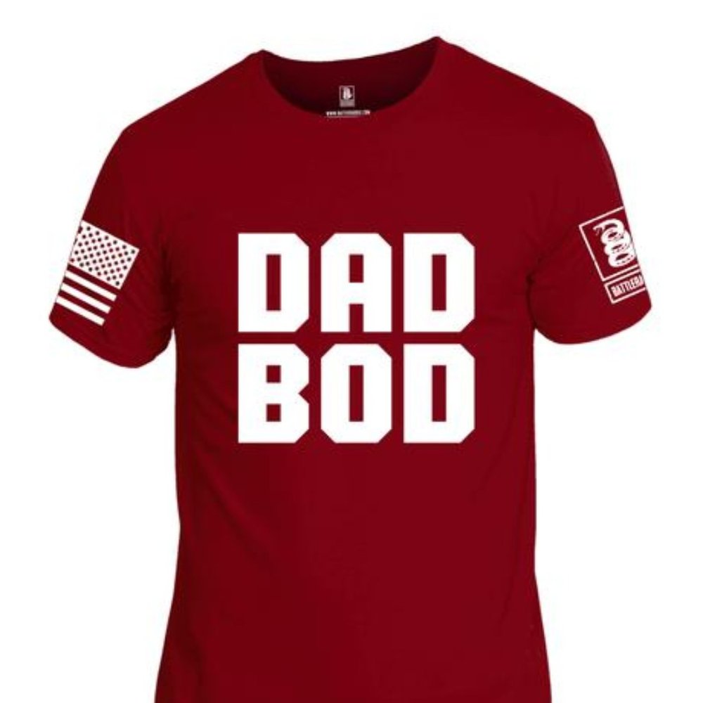 Dad Bod Men’s Cotton Crew Neck T Shirt